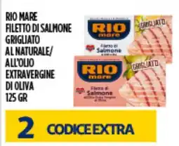 Netto Supermercati Rio mare filetto di salmone grigliato offerta