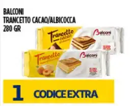 Netto Supermercati Trancetto cacao/albicocca Balconi offerta