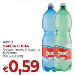 Maxi Nonna Isa Acqua Santa Lucia leggermente frizzante offerta