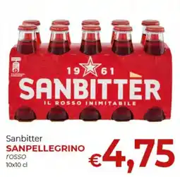 Maxi Nonna Isa Sanbitter Sanpellegrino rosso offerta