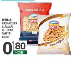 Tutto Risparmio Cash&Carry Divella pasta fresca classica/integrale offerta