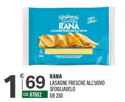 Tutto Risparmio Cash&Carry Rana lasagne fresche all'uovo sfogliavelo offerta