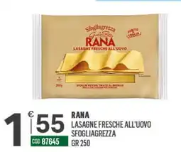Tutto Risparmio Cash&Carry Rana lasagne fresche all'uovo sfogliagrezza offerta