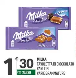 Tutto Risparmio Cash&Carry Milka Tavoletta di cioccolato offerta