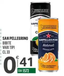 Tutto Risparmio Cash&Carry San Pellegrino bibite vari tipi offerta
