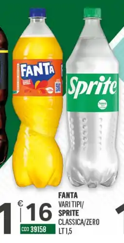 Tutto Risparmio Cash&Carry Fanta Sprite offerta