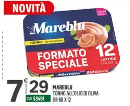 Tutto Risparmio Cash&Carry Mareblu tonno all'olio di oliva offerta