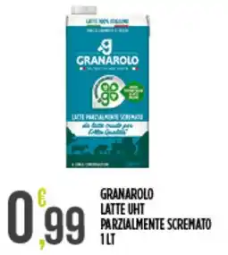 Supermercato Pollio Granarolo latte UHT parzialmente scremato offerta