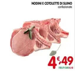 D'Ambros Nodini e cotolette di suino confezionate offerta