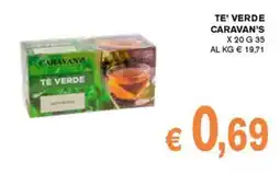 D'Italy Tè verde Caravan's offerta