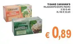 D'Italy Tisane Caravan's offerta