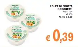 D'Italy Polpa di frutta Boschetti offerta