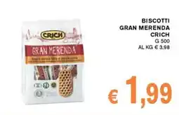D'Italy Biscotti gran merenda Crich offerta