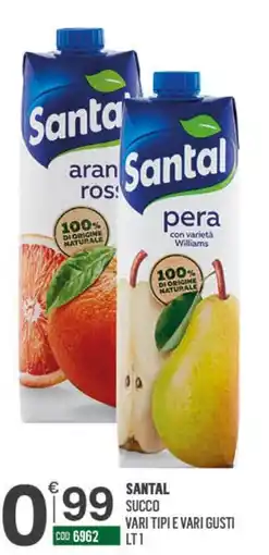 Tutto Risparmio Cash&Carry Santal succo offerta