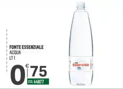 Tutto Risparmio Cash&Carry Acqua Fonte Essenziale offerta