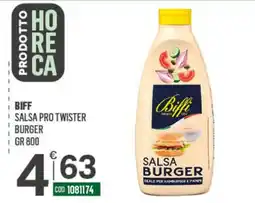 Tutto Risparmio Cash&Carry Biff salsa burger offerta