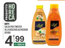 Tutto Risparmio Cash&Carry Biffi salsa pro twister alla boscaiola/cheddar offerta