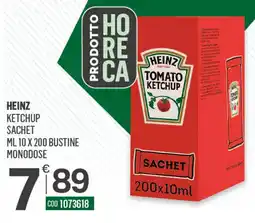 Tutto Risparmio Cash&Carry Heinz ketchup sachet offerta