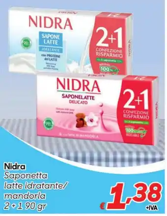 Nidra Saponetta latte idratante