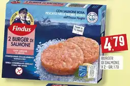 Maxipiù Findus Burger di salmone offerta