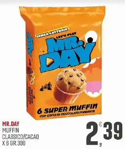 Maxipiù Mr. Day muffin classico/cacao offerta