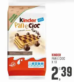 Maxipiù Kinder Pan e Cioc offerta