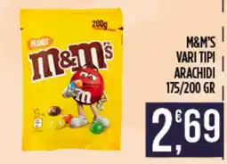 Netto Supermercati M&M's vari tipi arachidi offerta