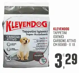 Maxipiù Klevendog tappetini igienici super assorbenti offerta