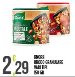 Netto Supermercati Knorr brodo granulare vegetale offerta