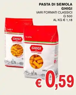 D'Italy Pasta di semola Ghigi offerta