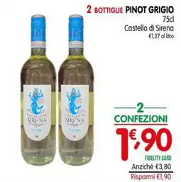 D'Ambros Pinot Grigio Castello di Sirena offerta