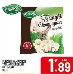 Ard Discount Funghi champignon tagliati surgelati orto zero offerta