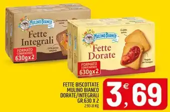 Fette biscottate Mulino Bianco