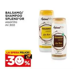 Alì Supermercati Balsamo/Shampoo Splend'Or offerta