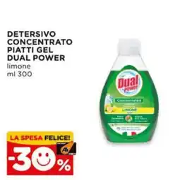 Alì Supermercati Detersivo concentrato piatti gel dual power limone offerta