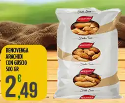 Netto Supermercati Arachidi con guscio Bencivenga offerta