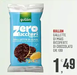 Maxipiù Gullón Gallette di mais ricoperte di cioccolato offerta