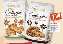 Maxipiù Monardo Cantuccini cioccolato/mandorla offerta