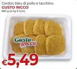 Maxi Nonna Isa Cordon bleu di pollo e tacchino Gusto Ricco offerta