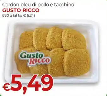 Cordon bleu di pollo e tacchino Gusto Ricco
