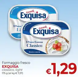 Maxi Nonna Isa Formaggio fresco Exquisa classico, light offerta