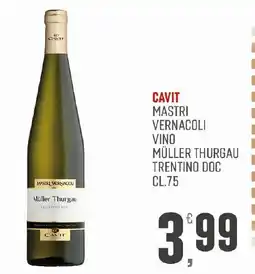 Maxipiù Cavit Müller Thurgau offerta