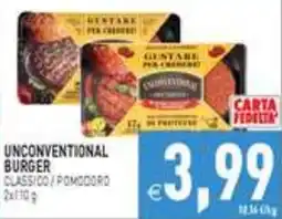 Iperfamily Unconventional burger offerta