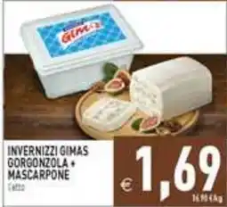 Iperfamily Invernizzi Gimas Gorgonzola + Mascarpone offerta