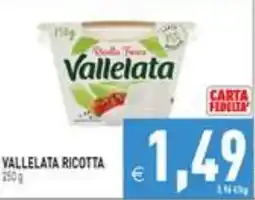 Iperfamily Vallelata Ricotta offerta