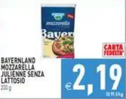 Iperfamily Bayer mozzarella julienne senza lattosio offerta