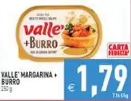 Iperfamily Valle' margarina + burro offerta