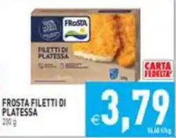 Iperfamily Frosta filetti di platessa offerta