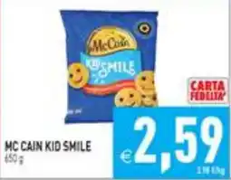 Iperfamily Mc Cain Kid Smile offerta