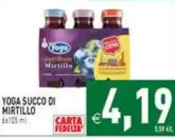 Iperfamily Yoga succo di mirtillo offerta